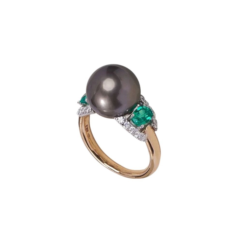 Anello Perle South Sea