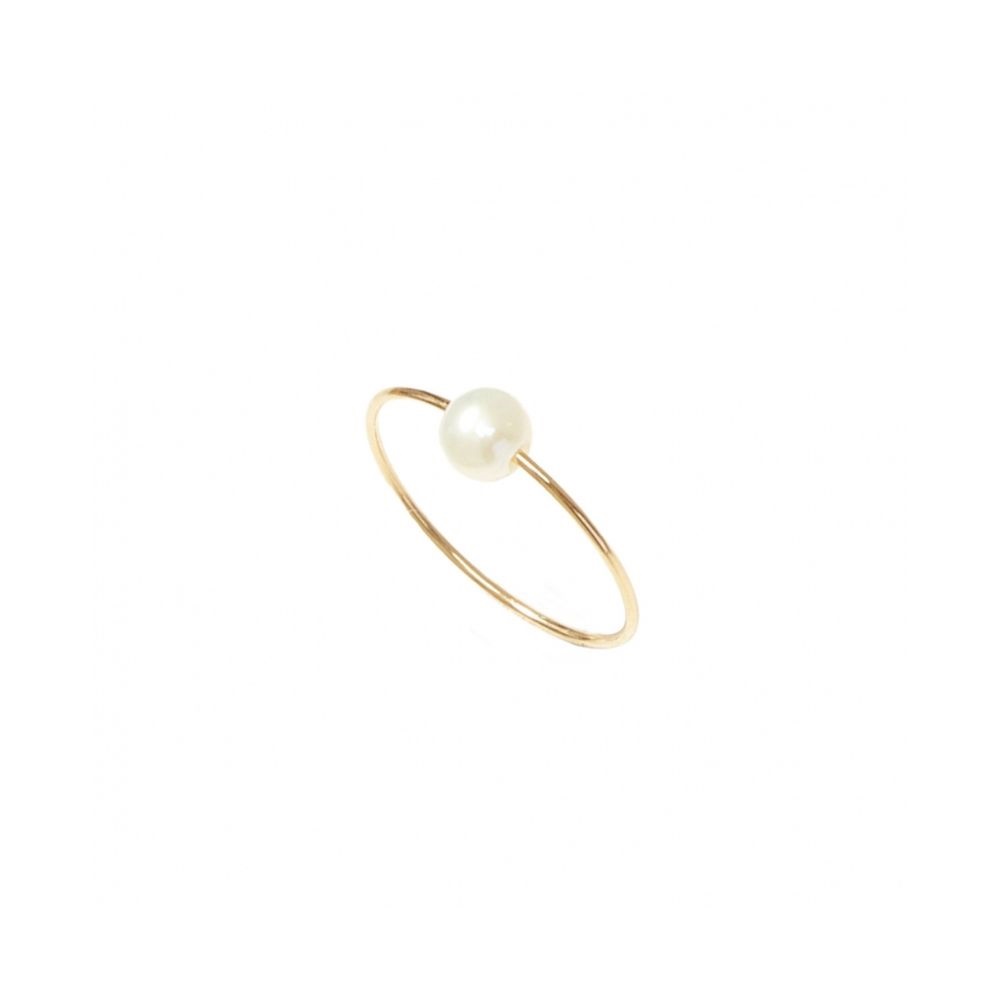 Anello Perla Bianca