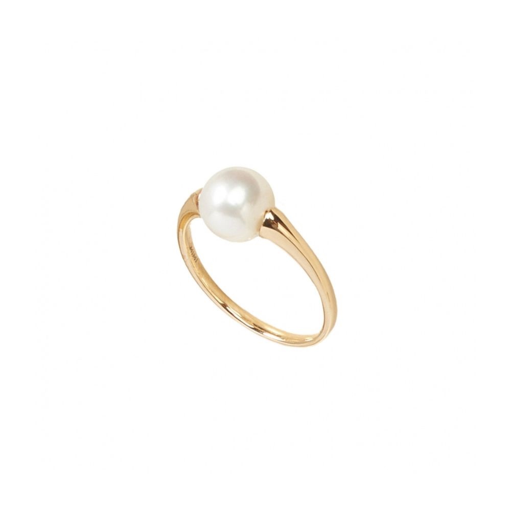 Anello Perla Bianca