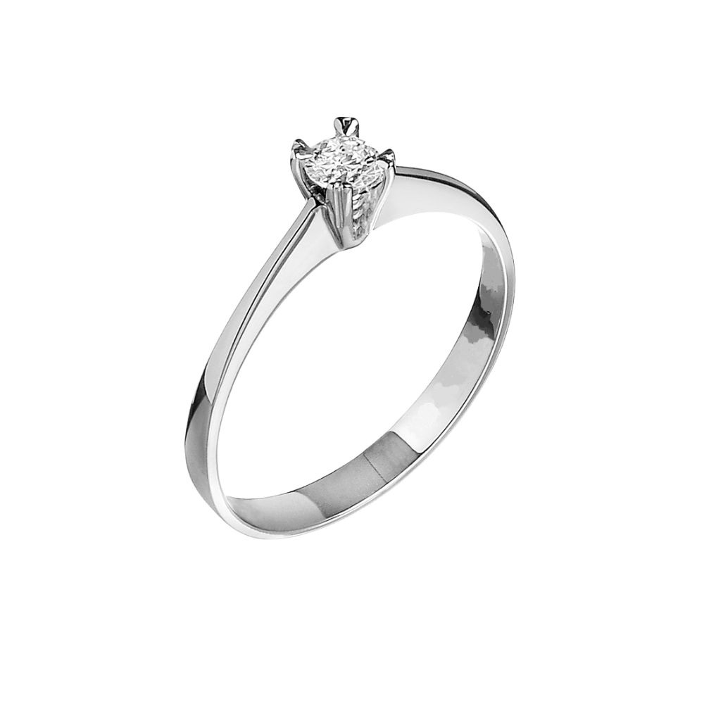 Anello Solitario Rugiada