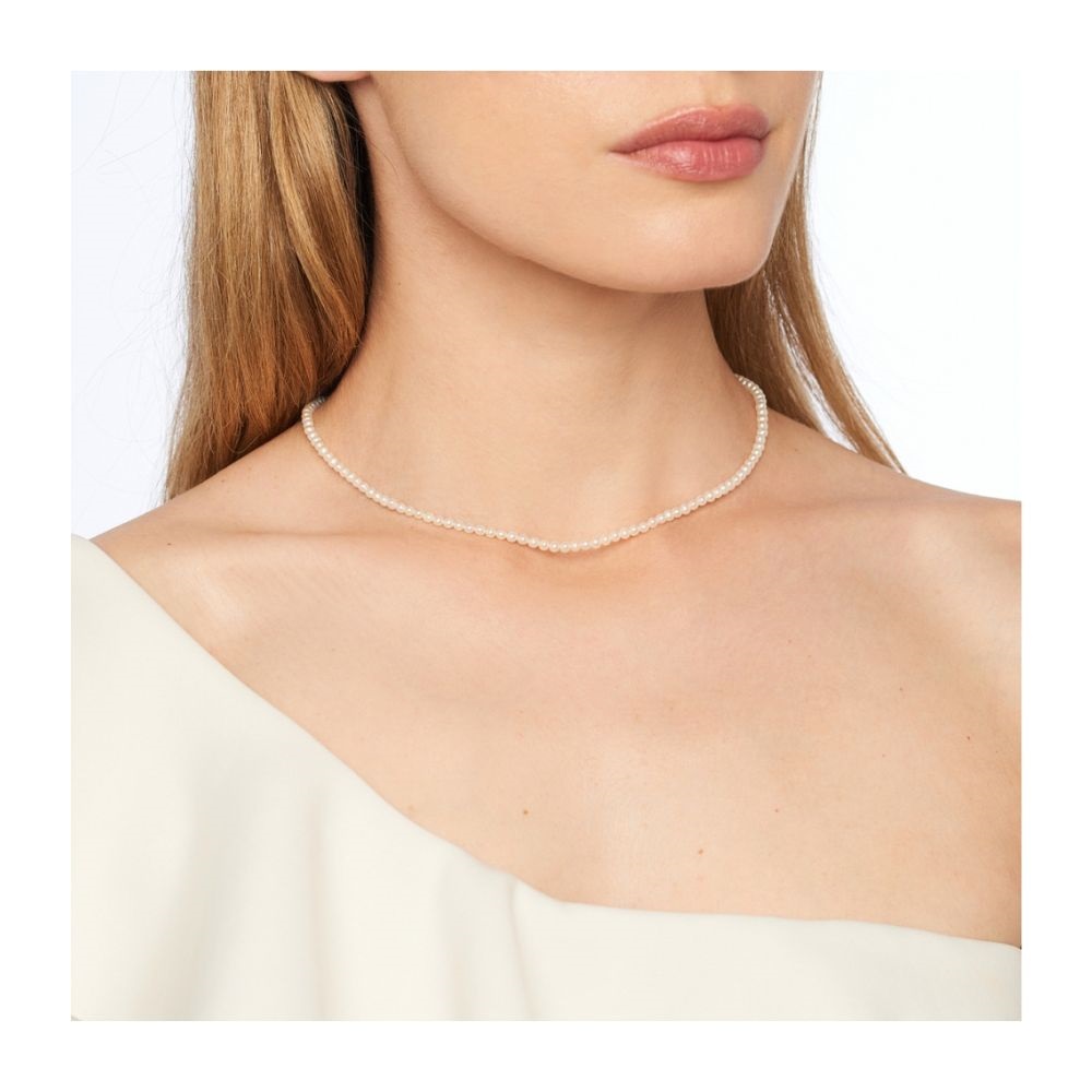 Collana Perle Bianche