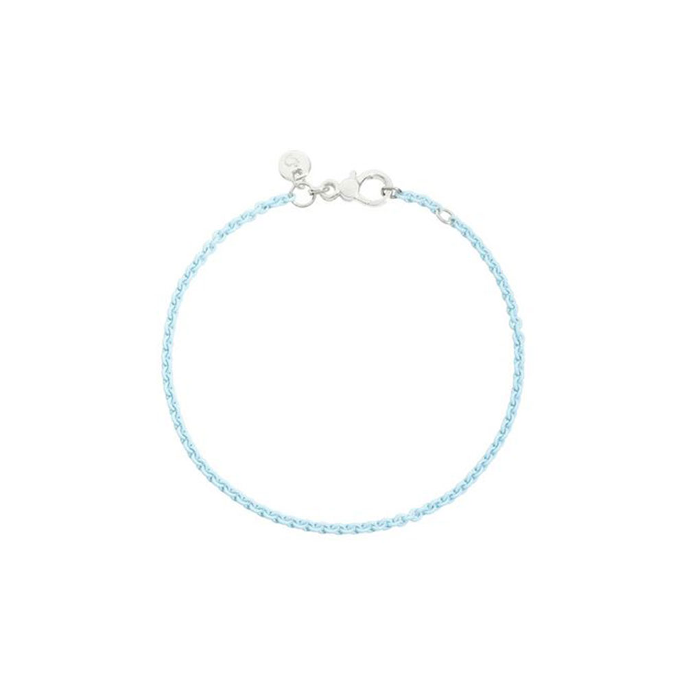Bracciale In Argento Azzurro Pastello