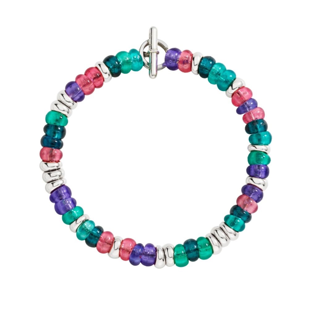 Bracciale Rondelle Viola