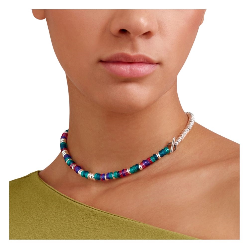 Bracciale Rondelle Viola