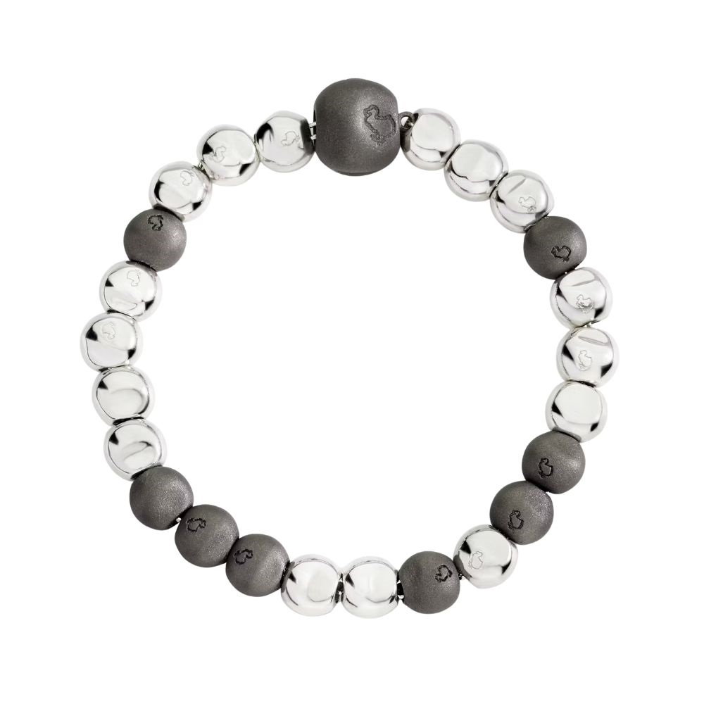 Bracciale Pepita Argento E Titanio