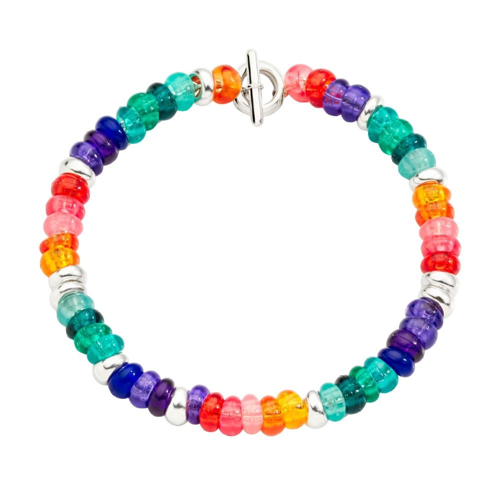 Bracciale Rondelle Rainbow
