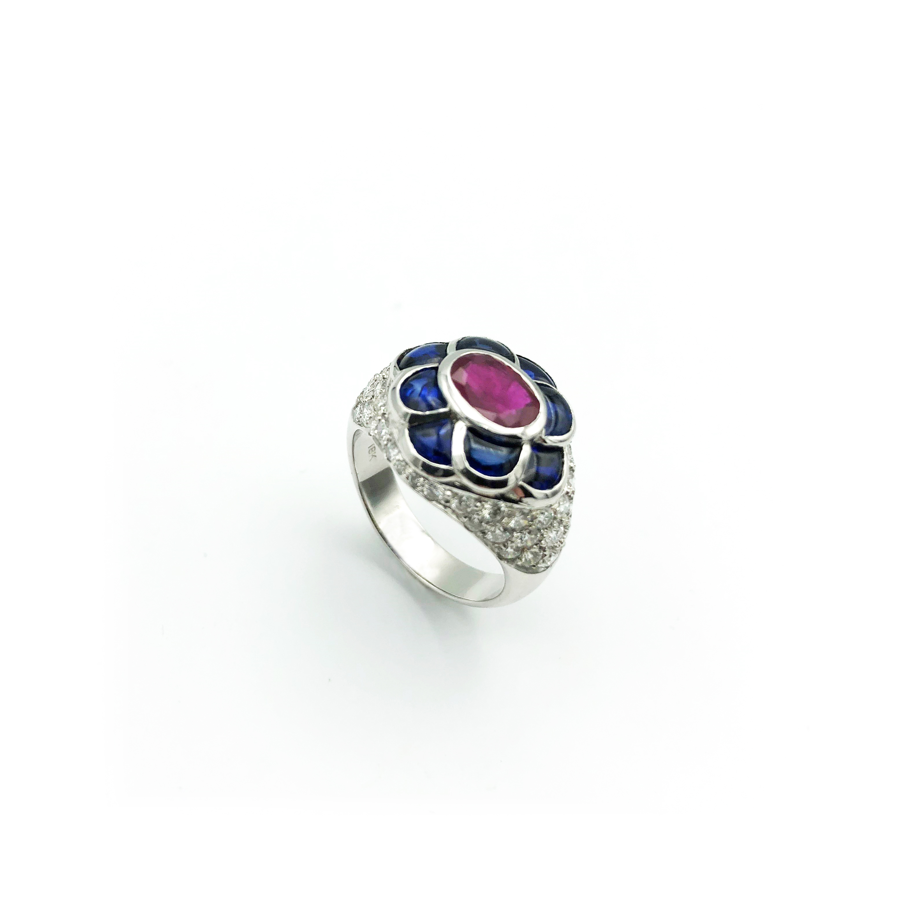 Anello Con Rubino