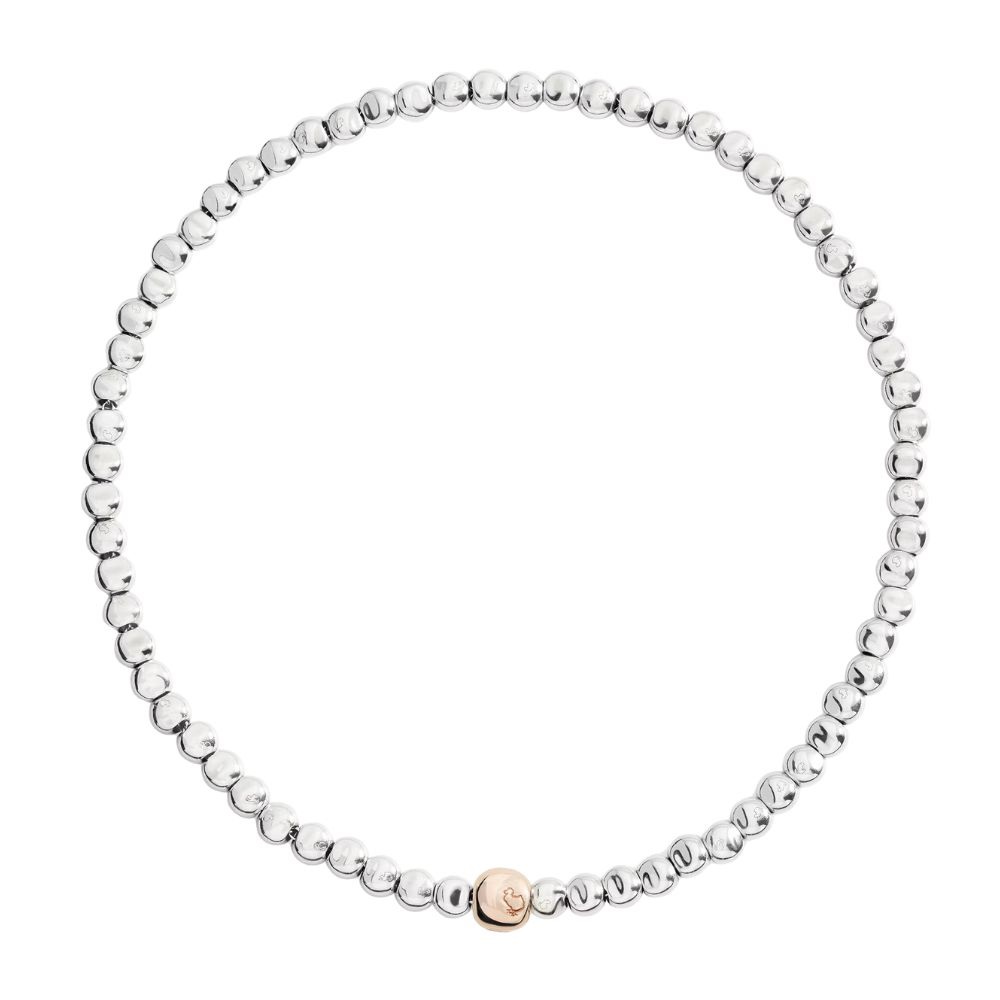 Collana Pepita Argento E Oro Rosa