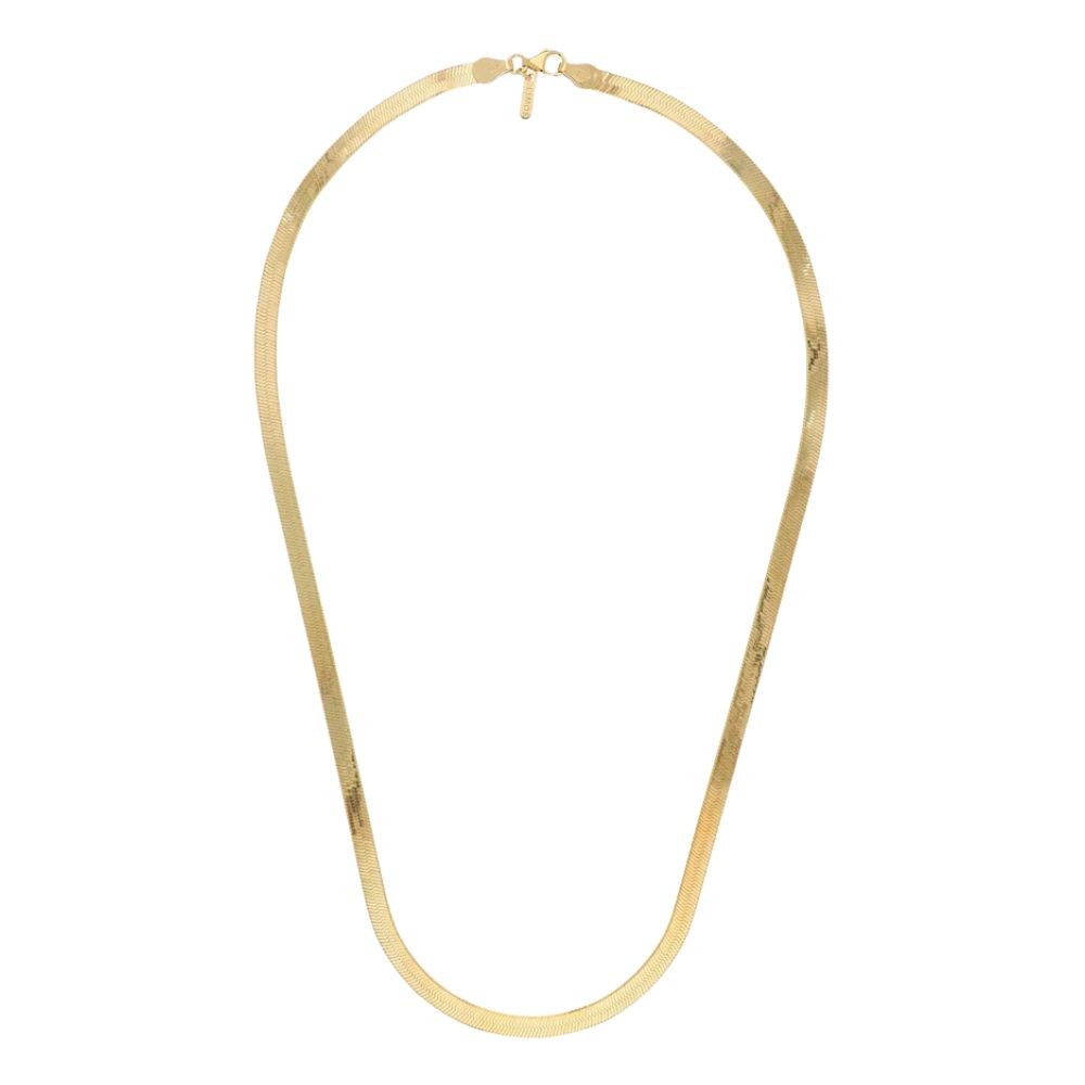 Collana Argento Dorato Herringbone