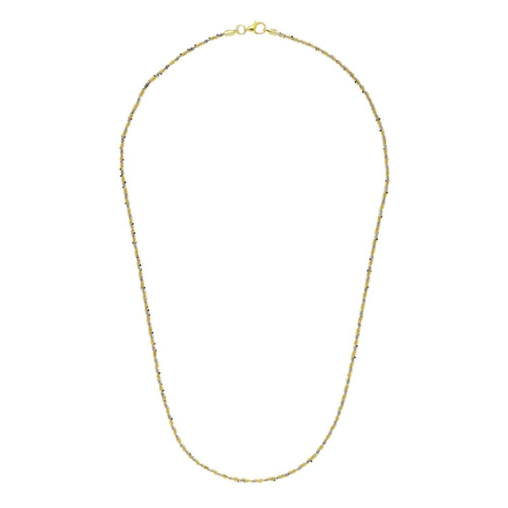 Collana Argento Dorato Rock Twist