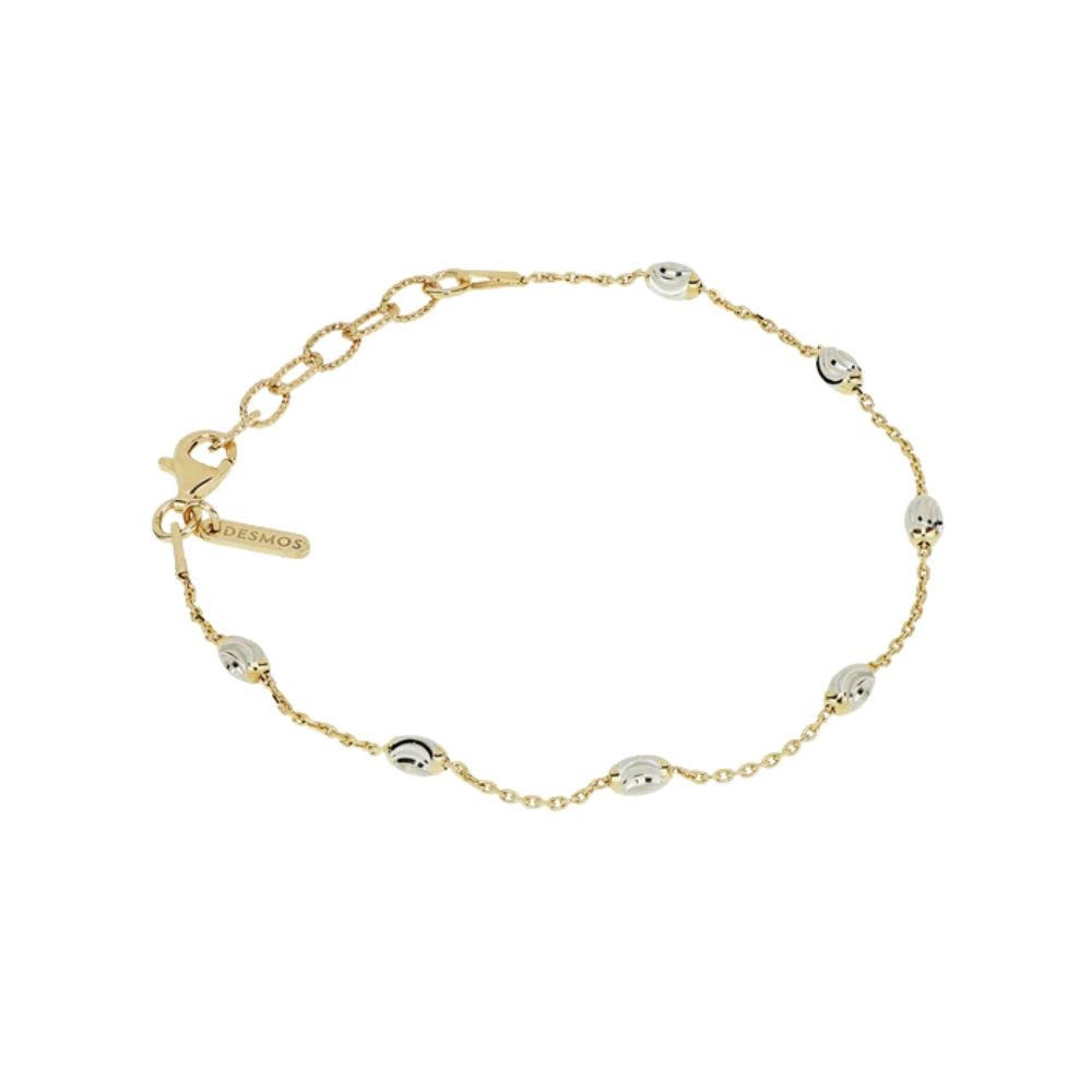 Bracciale Argento Dorato Station Moon