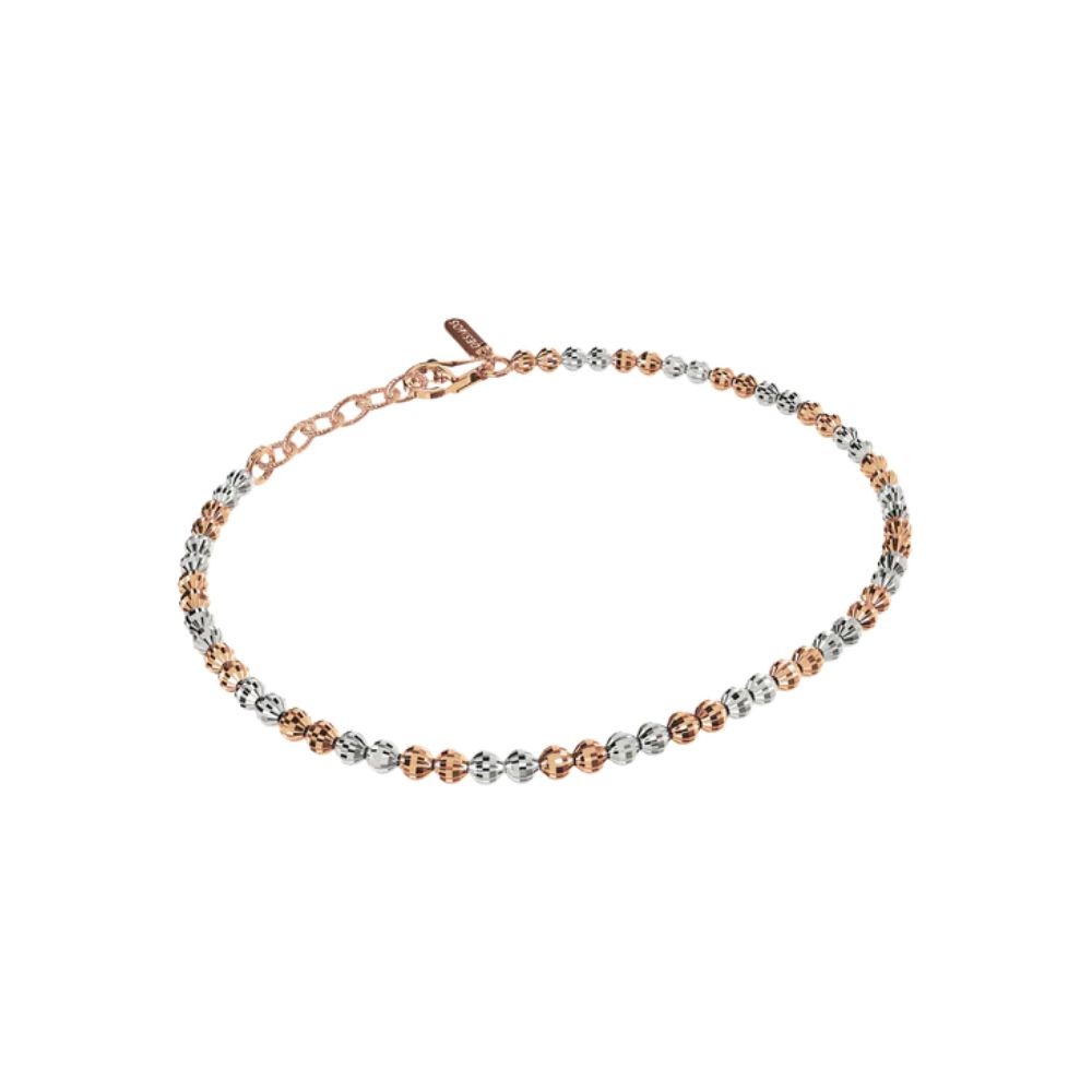 Bracciale In Argento Dorato Crystal