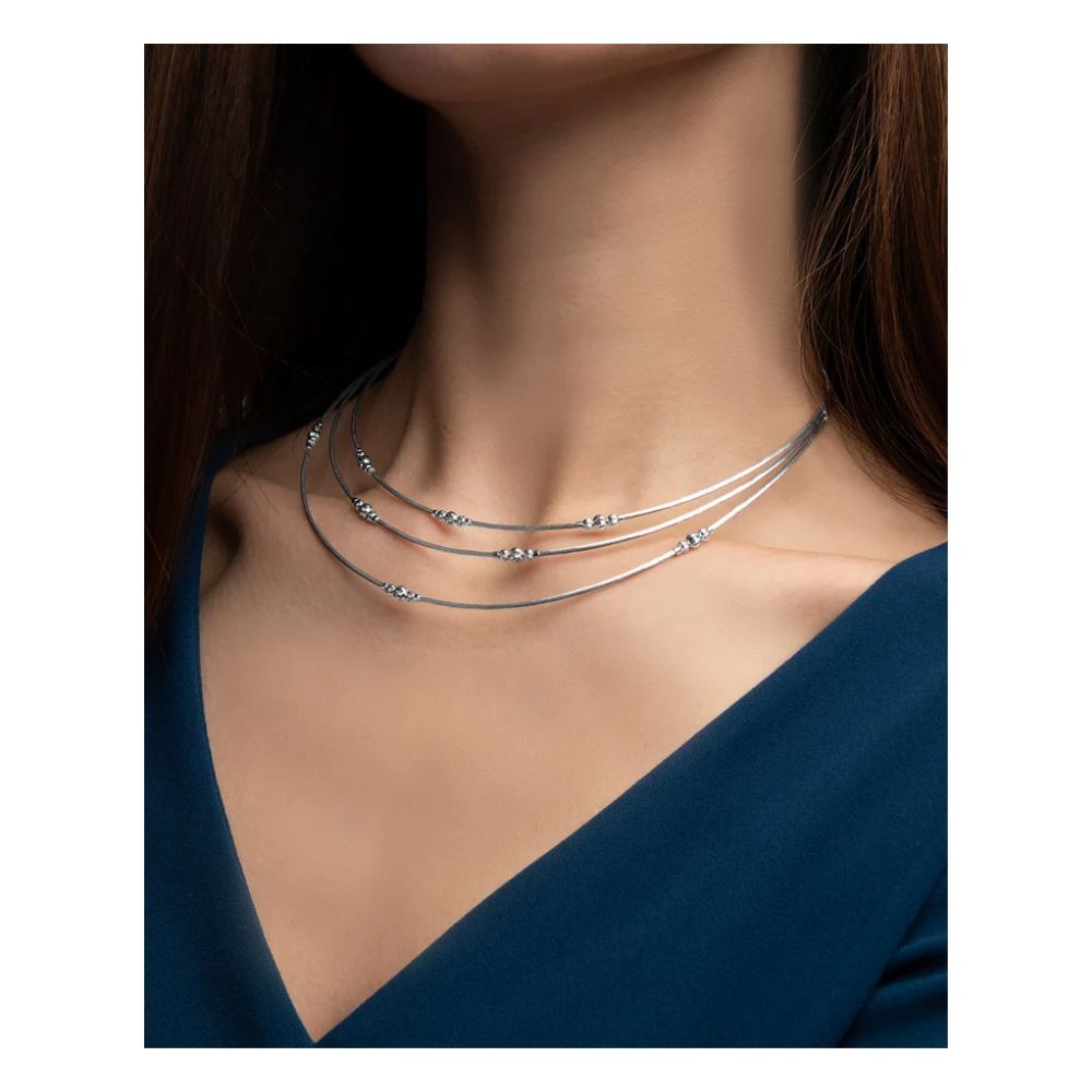 Collana In Argento Crystal