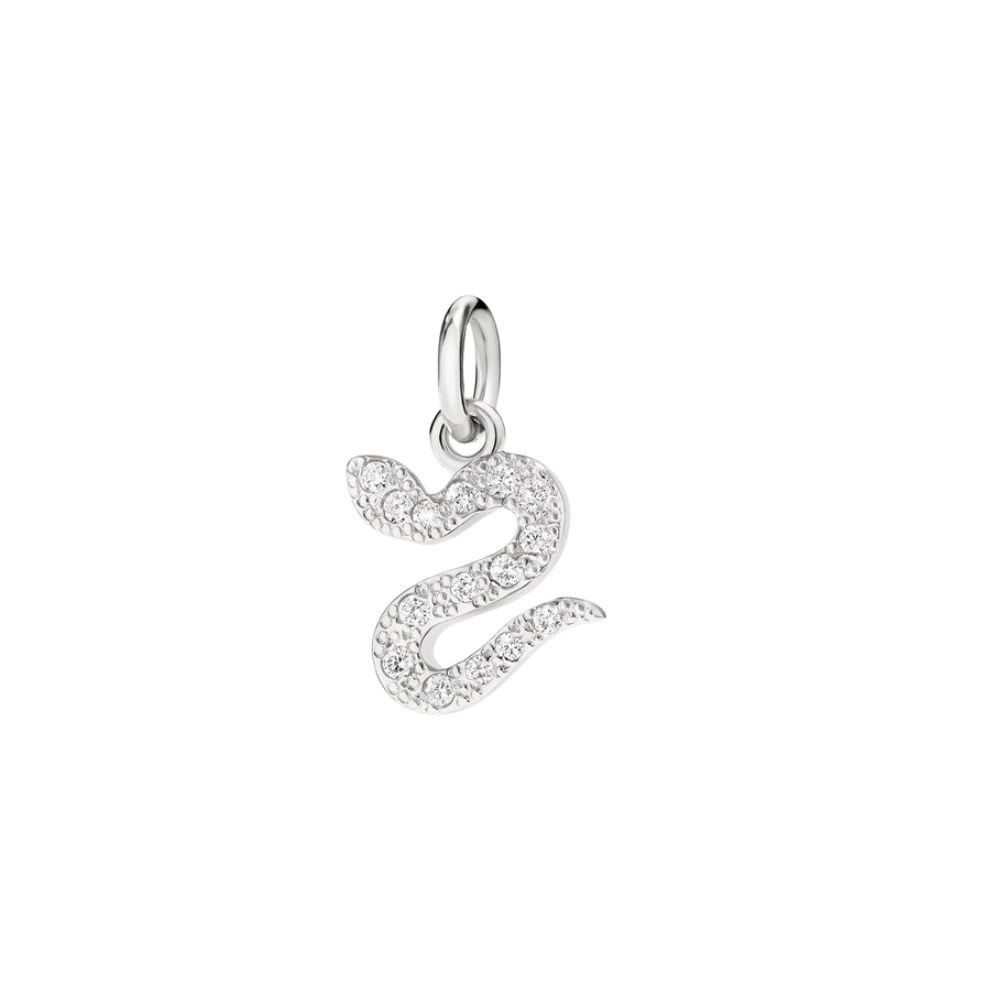 Ciondolo Serpente Diamanti