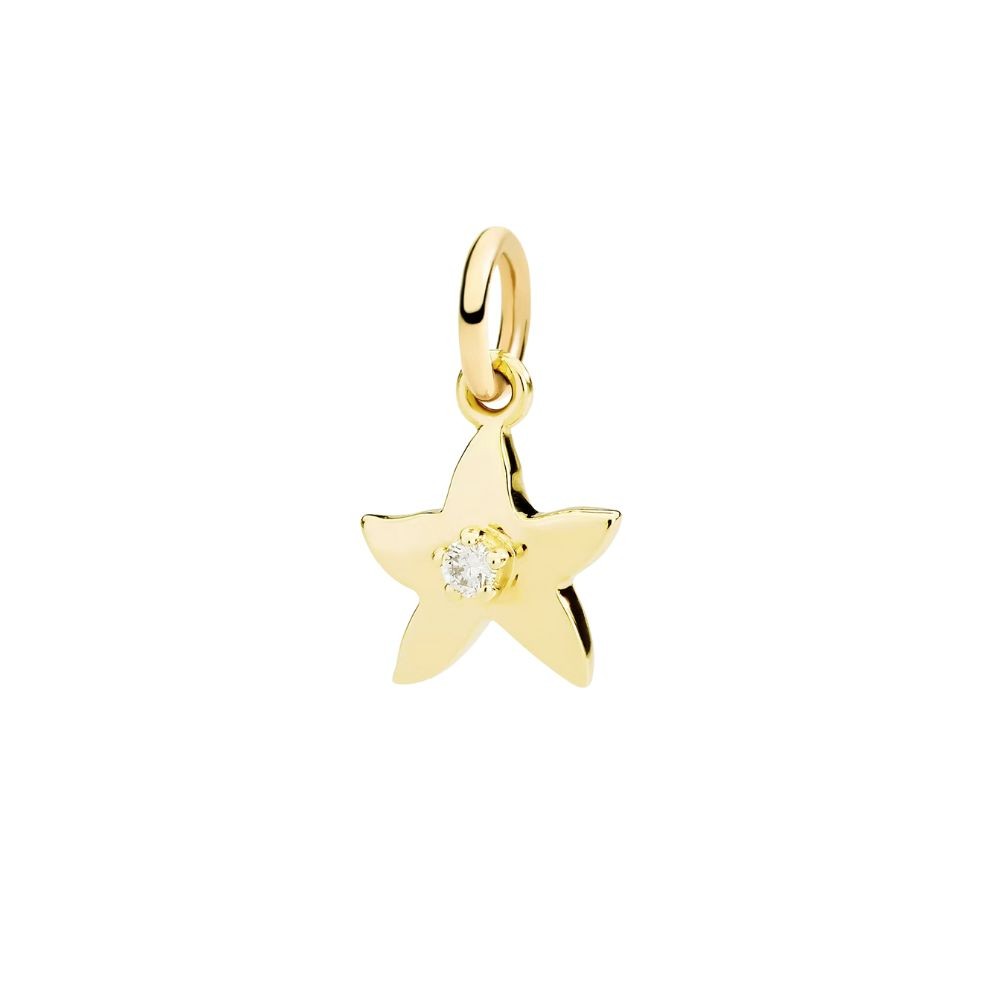 Ciondolo Stellina Con Diamante