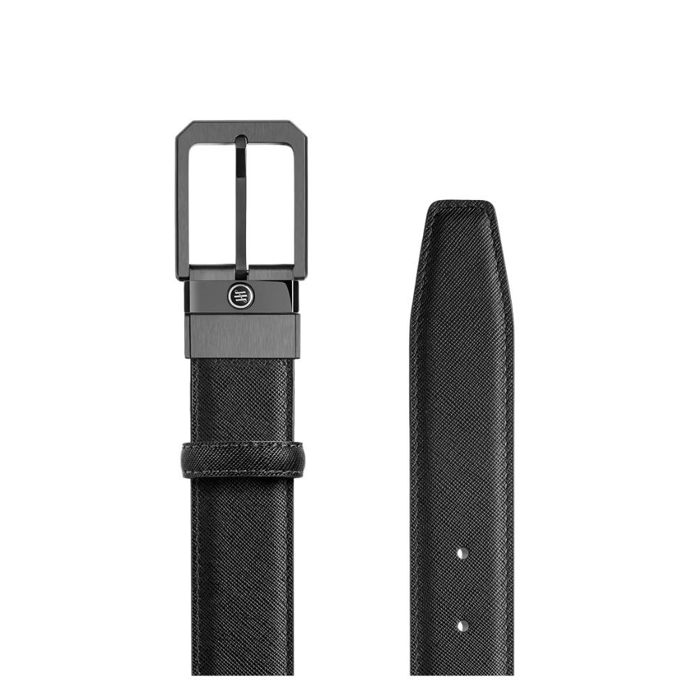 Cintura Seignet Nera/nera Saffiano