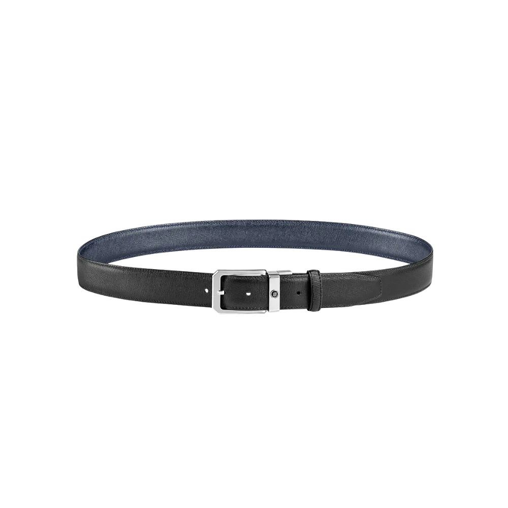 Cintura Seignet Saffiano Nera/blu