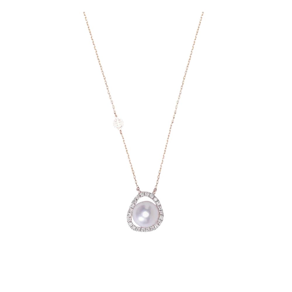 Pendente Con Catena Perla Akoya