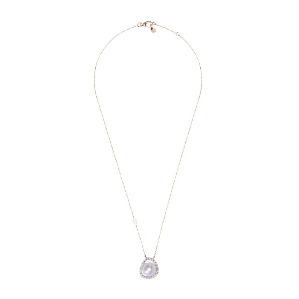 Pendente Con Catena Perla Akoya