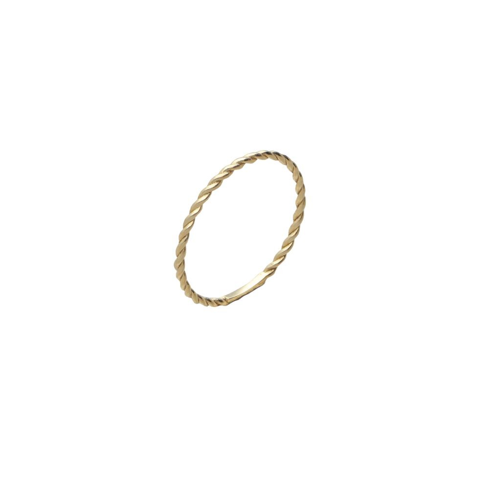 Anello Filo D'amore Intreccio Spesso