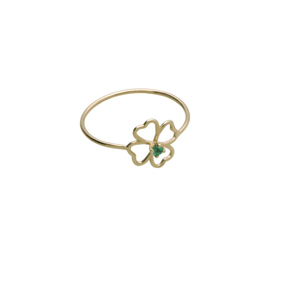 Anello Filodamore Quadrifoglio