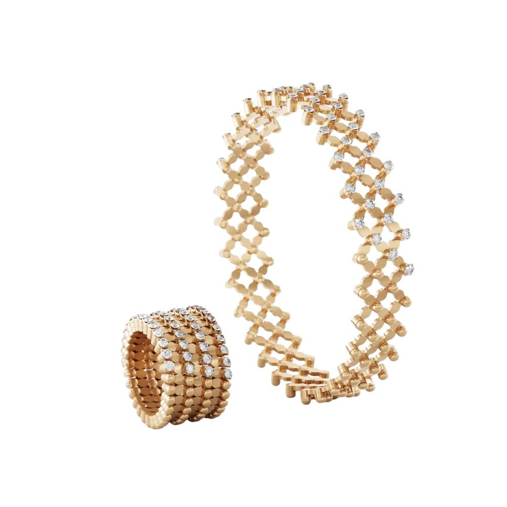 Anello Bracciale Alternato